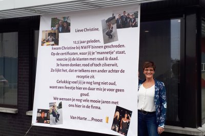 image Christine Koop celebrates 12.5 year anniversary