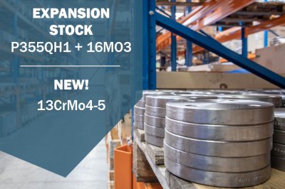 image Our stock P355QH1 + 16Mo3 has been replenished and expanded!